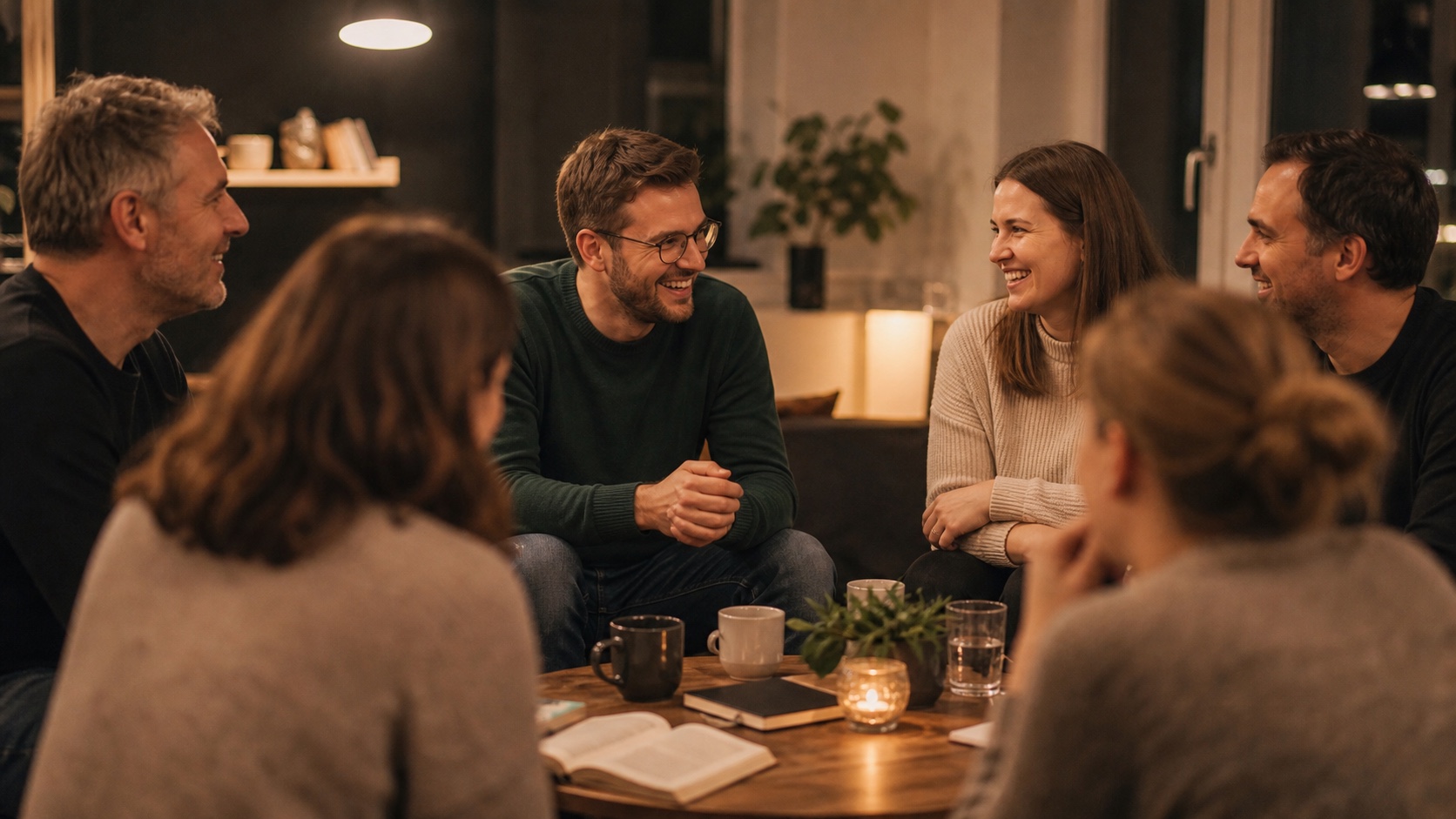 LifeGroup in warmer Wohnzimmeratmosphäre